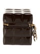 Chanel Patent Chocolate Bar Cube Wristlet