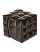 Chanel Patent Chocolate Bar Cube Wristlet