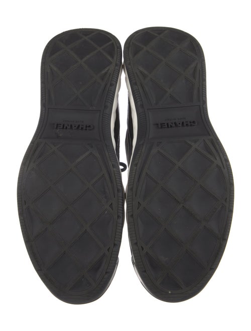 Chanel Interlocking CC Logo Suede Sneakers