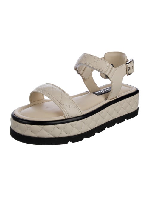 Chanel 2022 Interlocking CC Logo Sandals