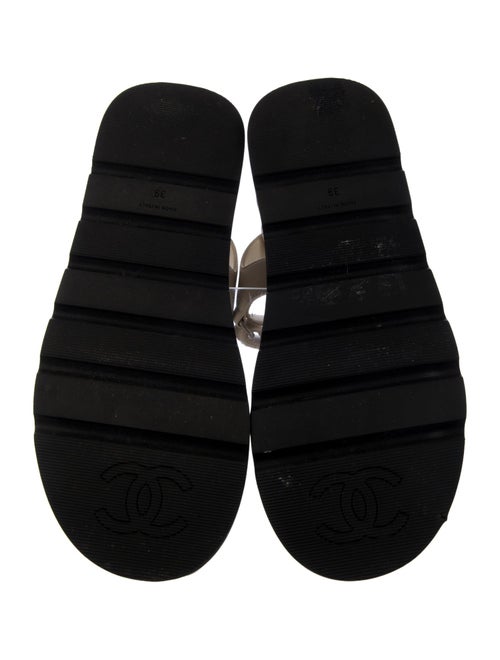 Chanel 2022 Interlocking CC Logo Sandals