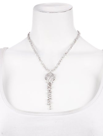 Chanel 18K 7.34ctw Diamond Sous le Signe du Lion Necklace