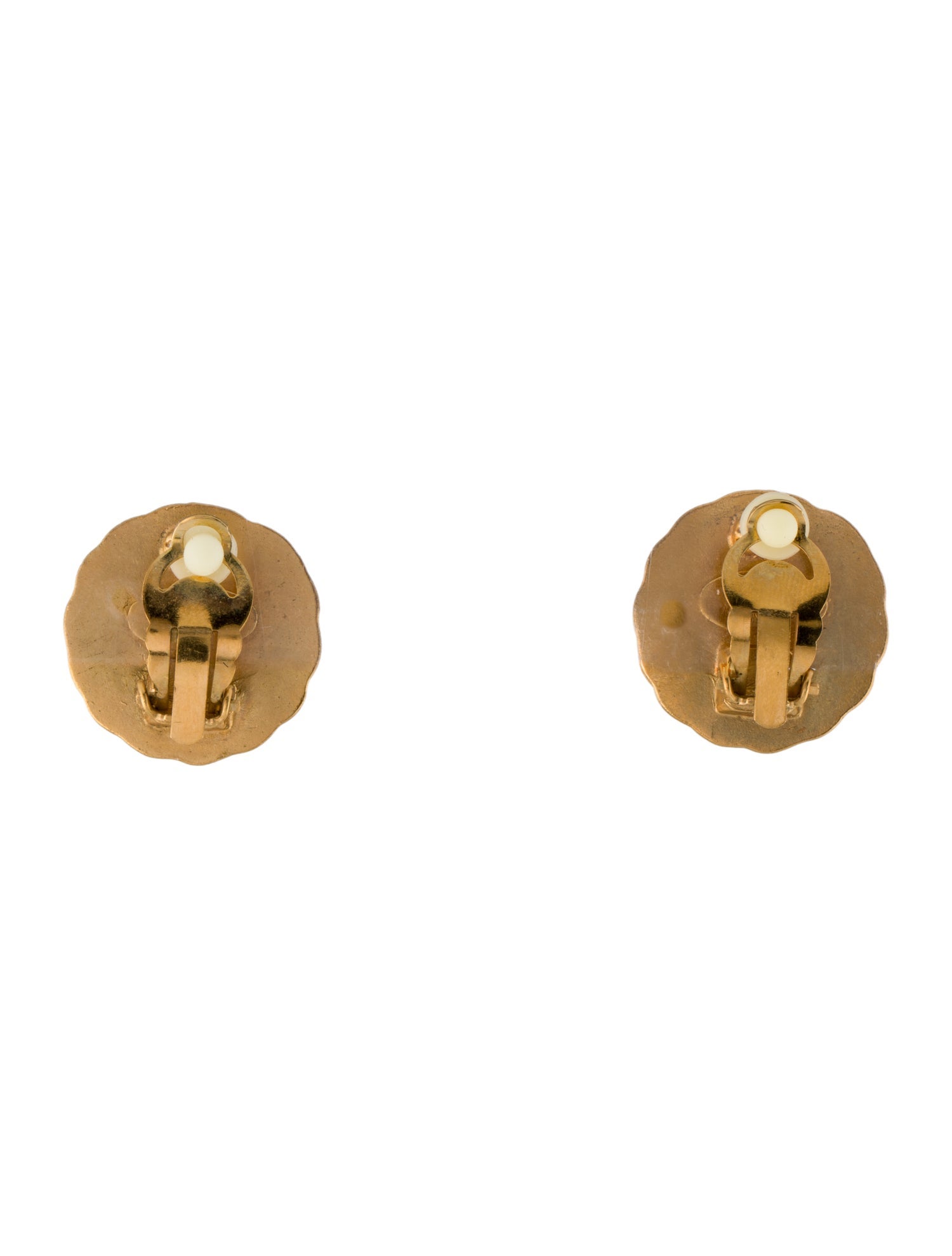 Chanel Vintage CC Clip-On Earrings