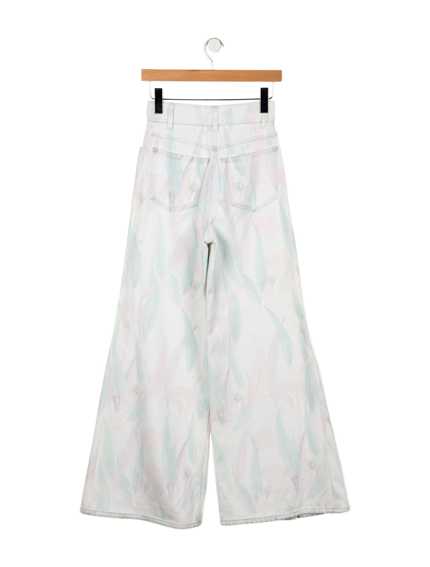 Chanel 2020 Wide Leg Jeans