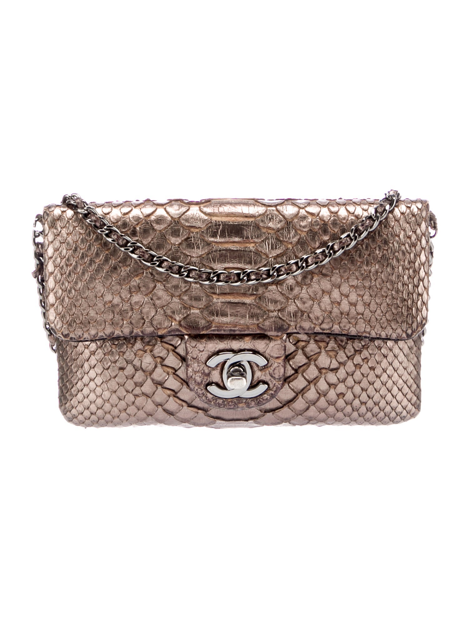 Chanel Python CC Flap Chain Bag