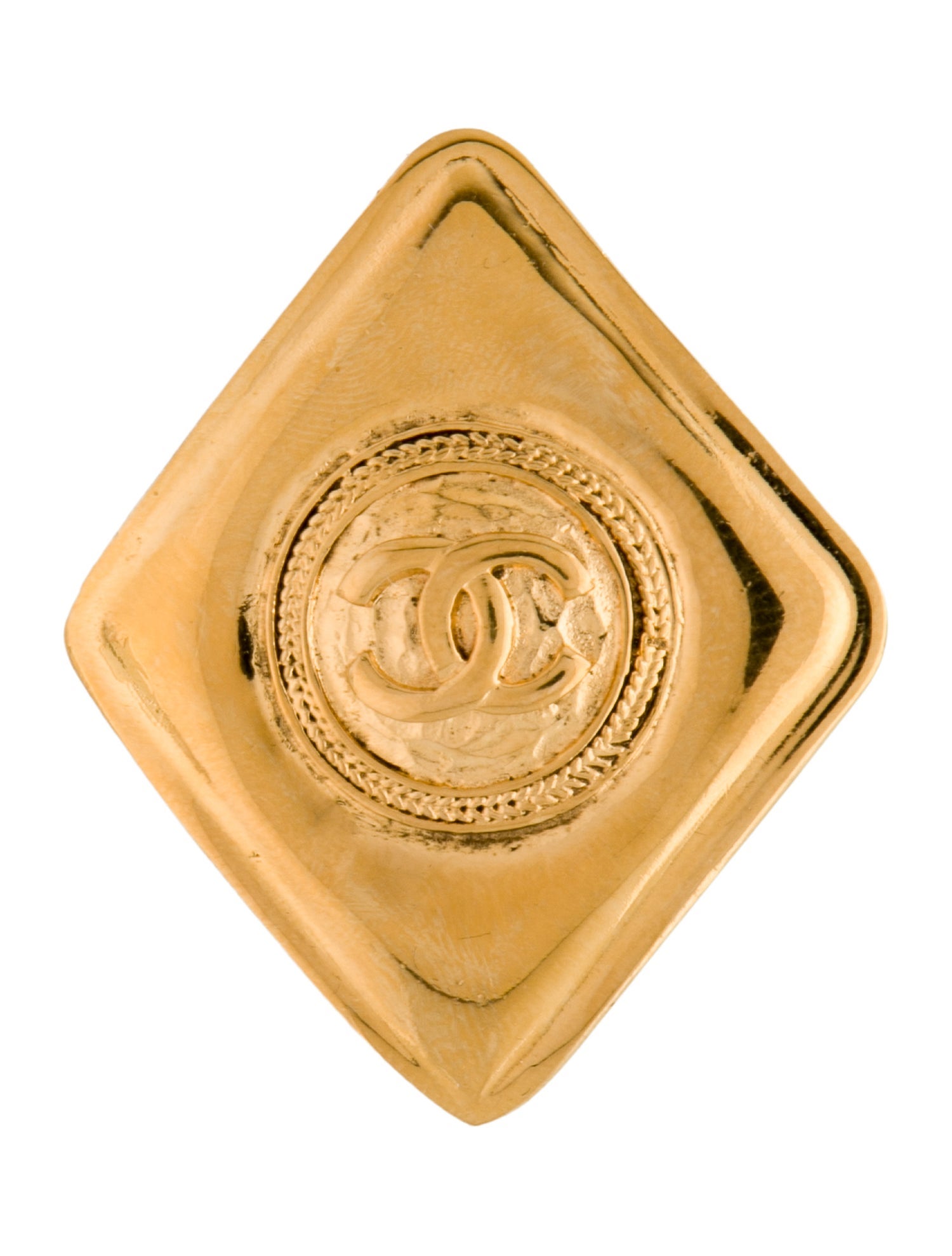 Chanel Vintage CC Brooch Pin