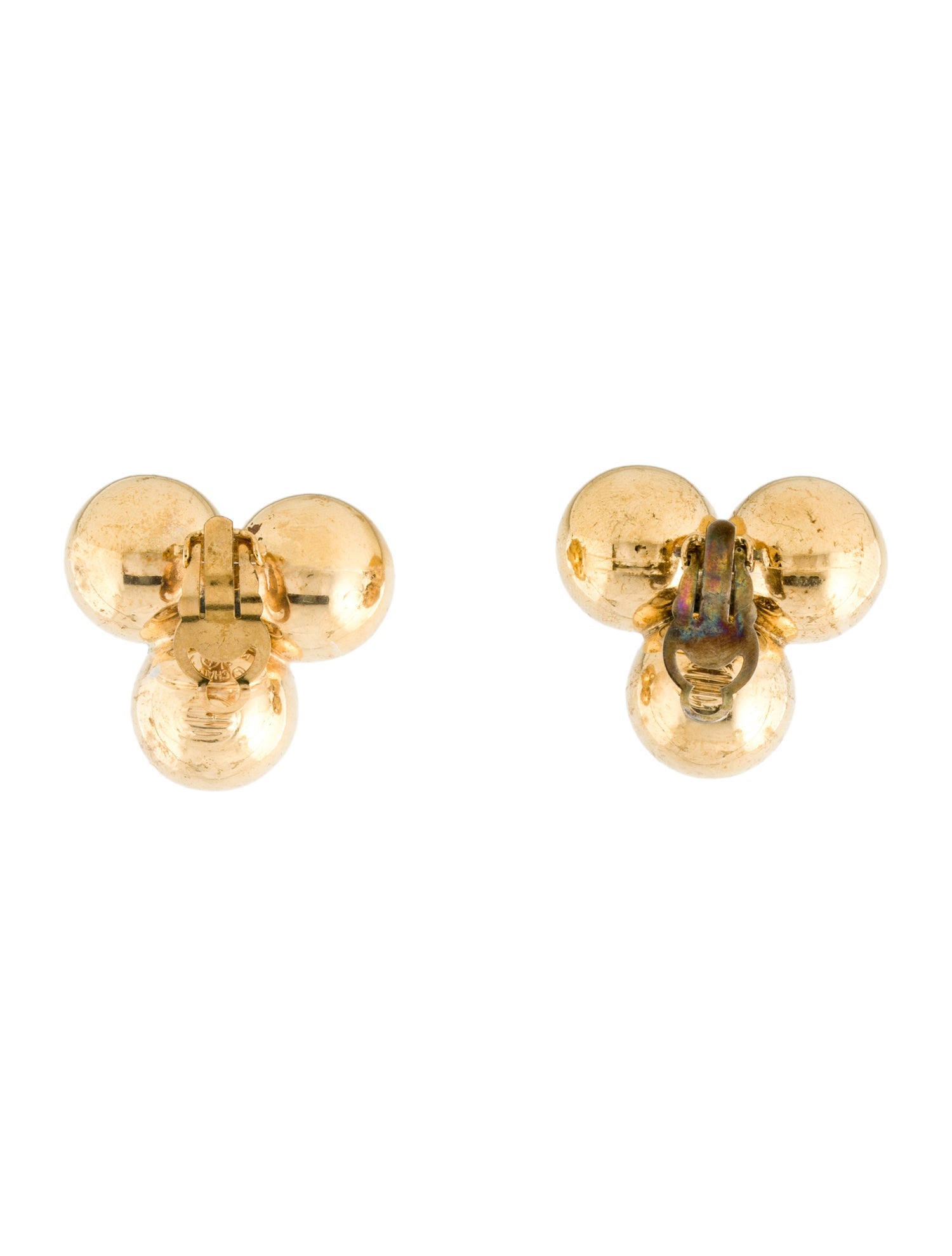 Chanel Vintage CC Clip-On Earrings