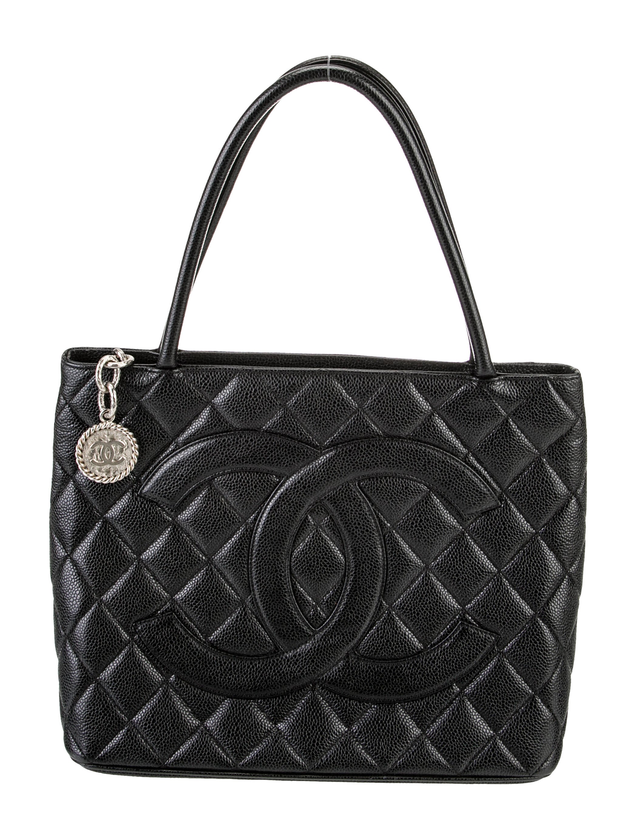 Chanel Caviar Medallion Tote