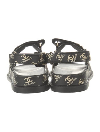 Chanel 2022 Interlocking CC Logo Slides