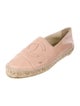 Chanel Interlocking CC Logo Lambskin Espadrilles