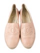 Chanel Interlocking CC Logo Lambskin Espadrilles