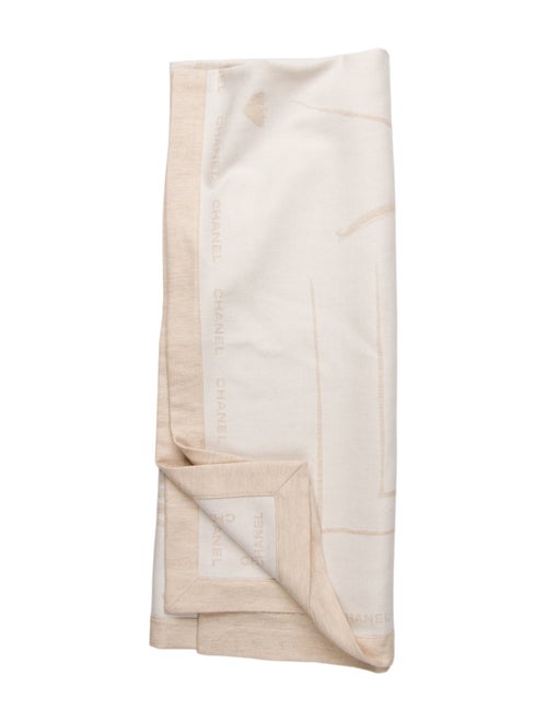 Chanel Wool-Blend Throw Blanket