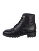Chanel 2021 Interlocking CC Logo Combat Boots