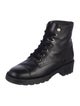 Chanel 2021 Interlocking CC Logo Combat Boots