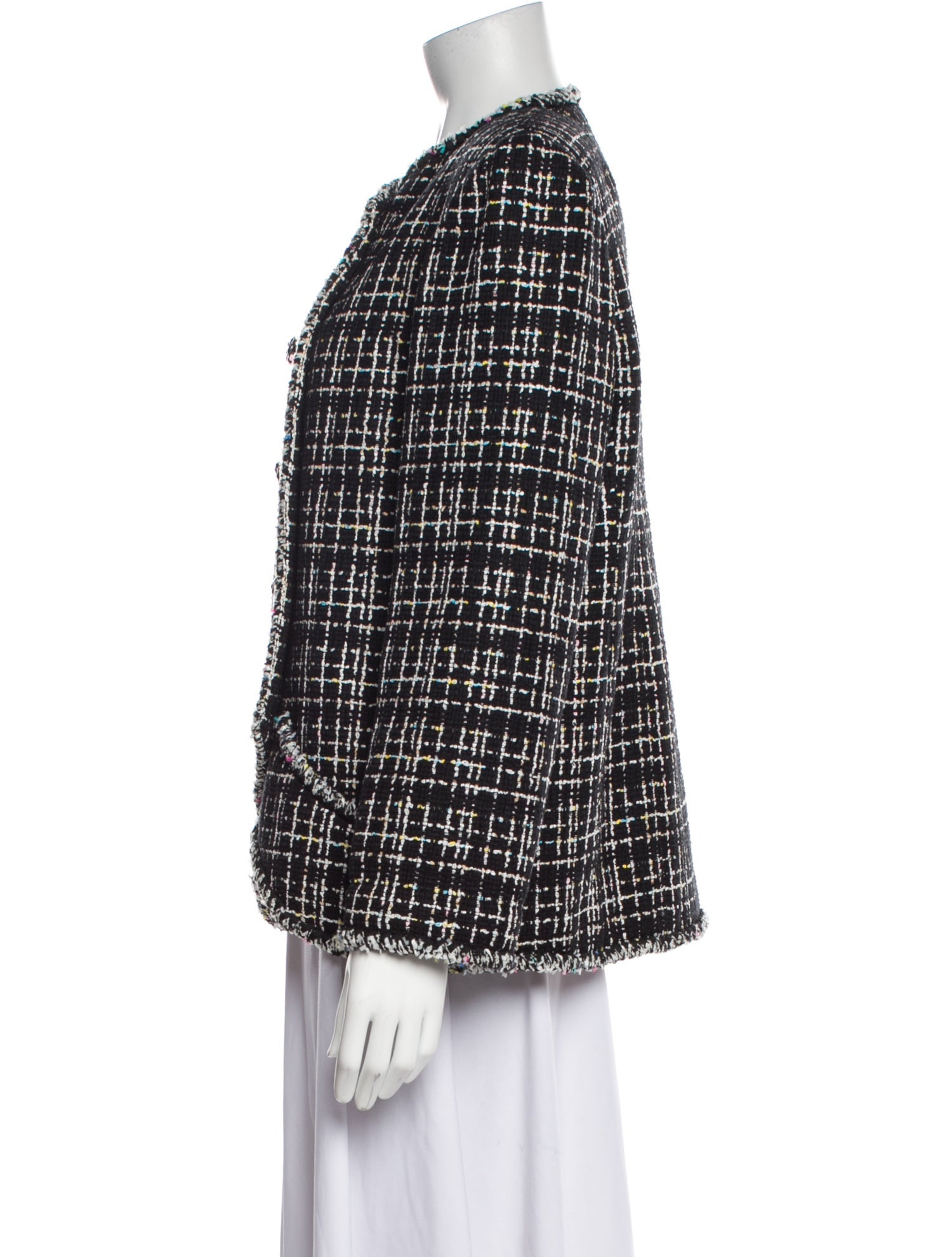 Chanel 2019 Plaid Print Jacket
