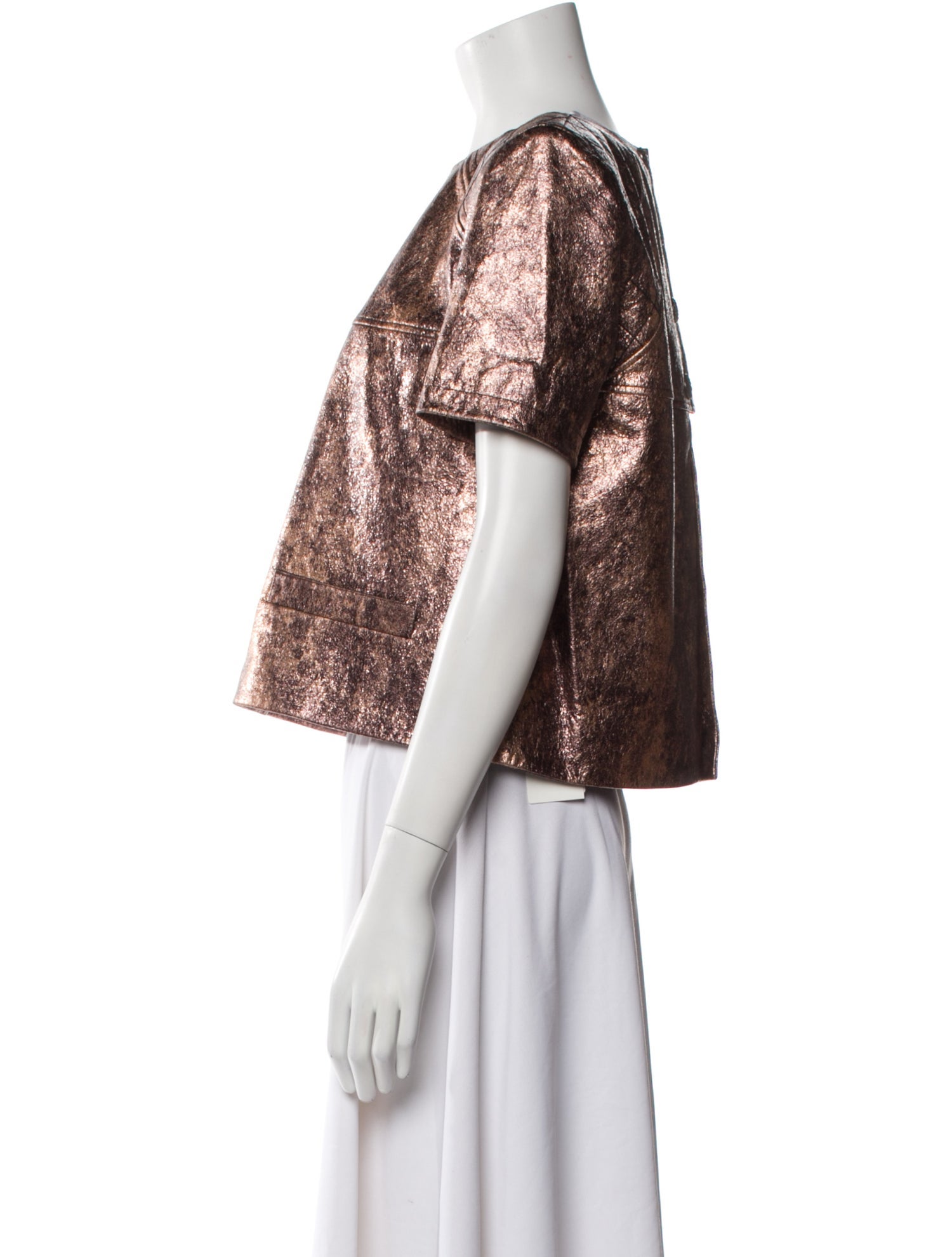 Chanel 2018 Leather Crop Top