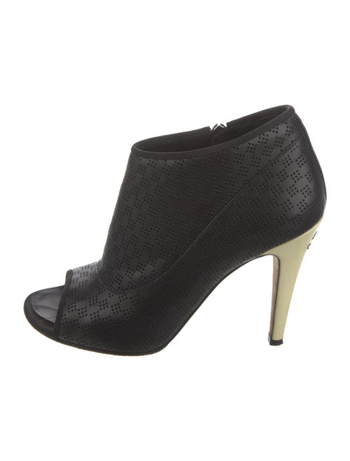 Chanel 2014 Interlocking CC Logo Boots