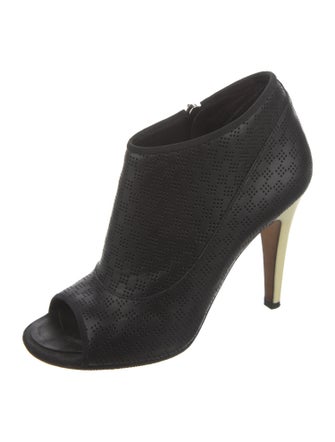 Chanel 2014 Interlocking CC Logo Boots