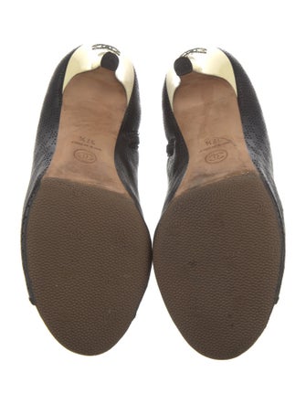 Chanel 2014 Interlocking CC Logo Boots