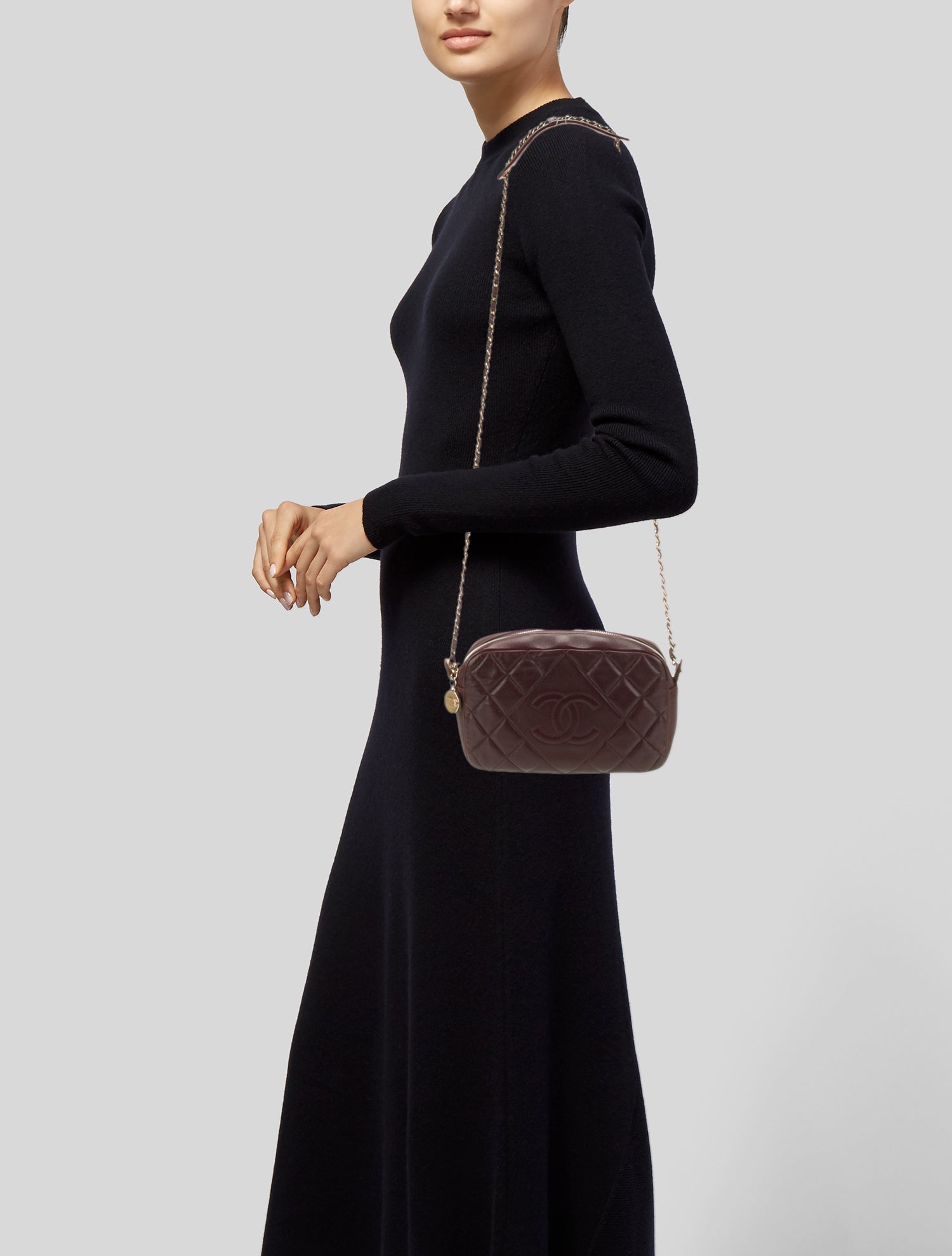 Chanel Diamond CC Camera Bag