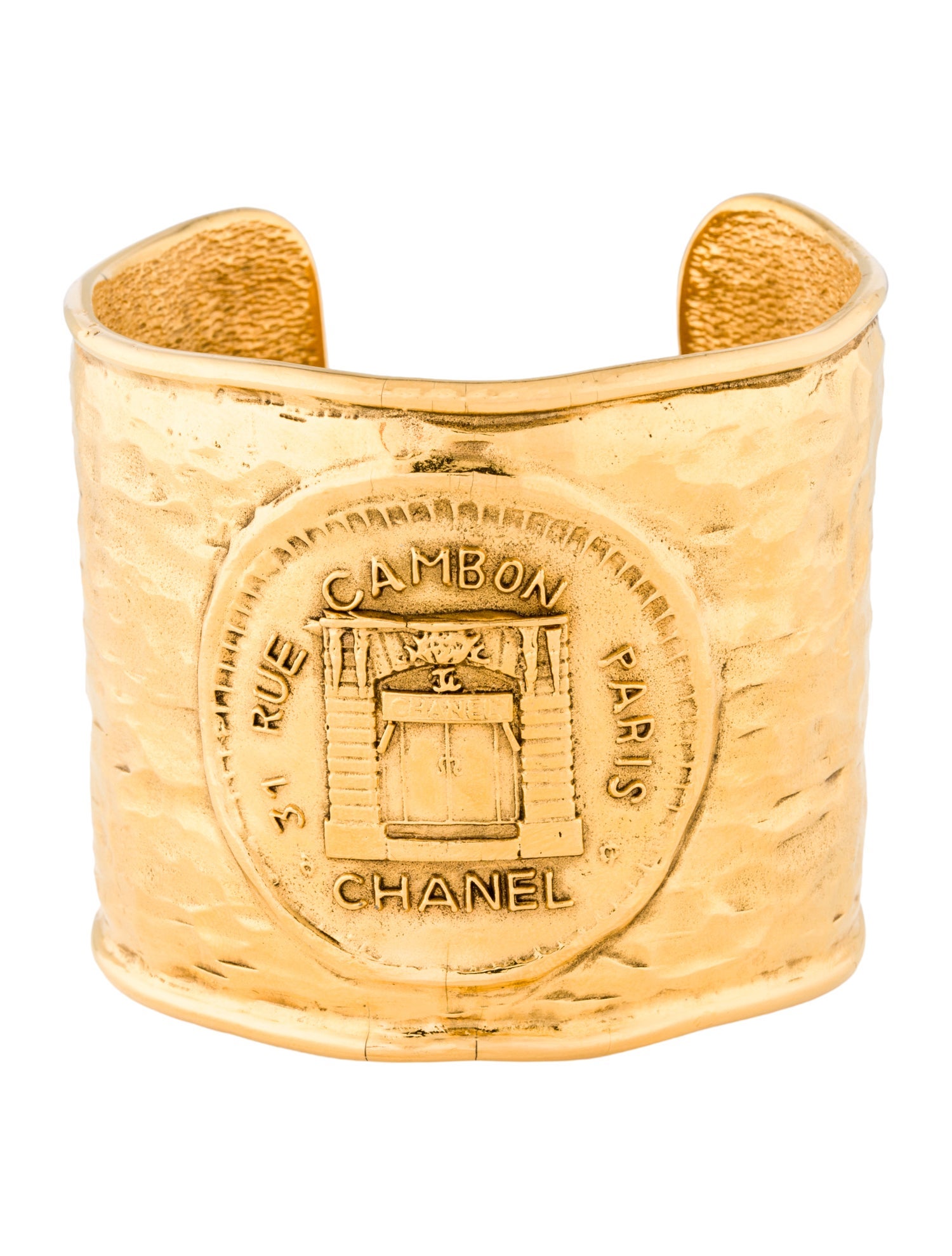 Chanel Vintage 31 Rue Cambon Medallion Cuff