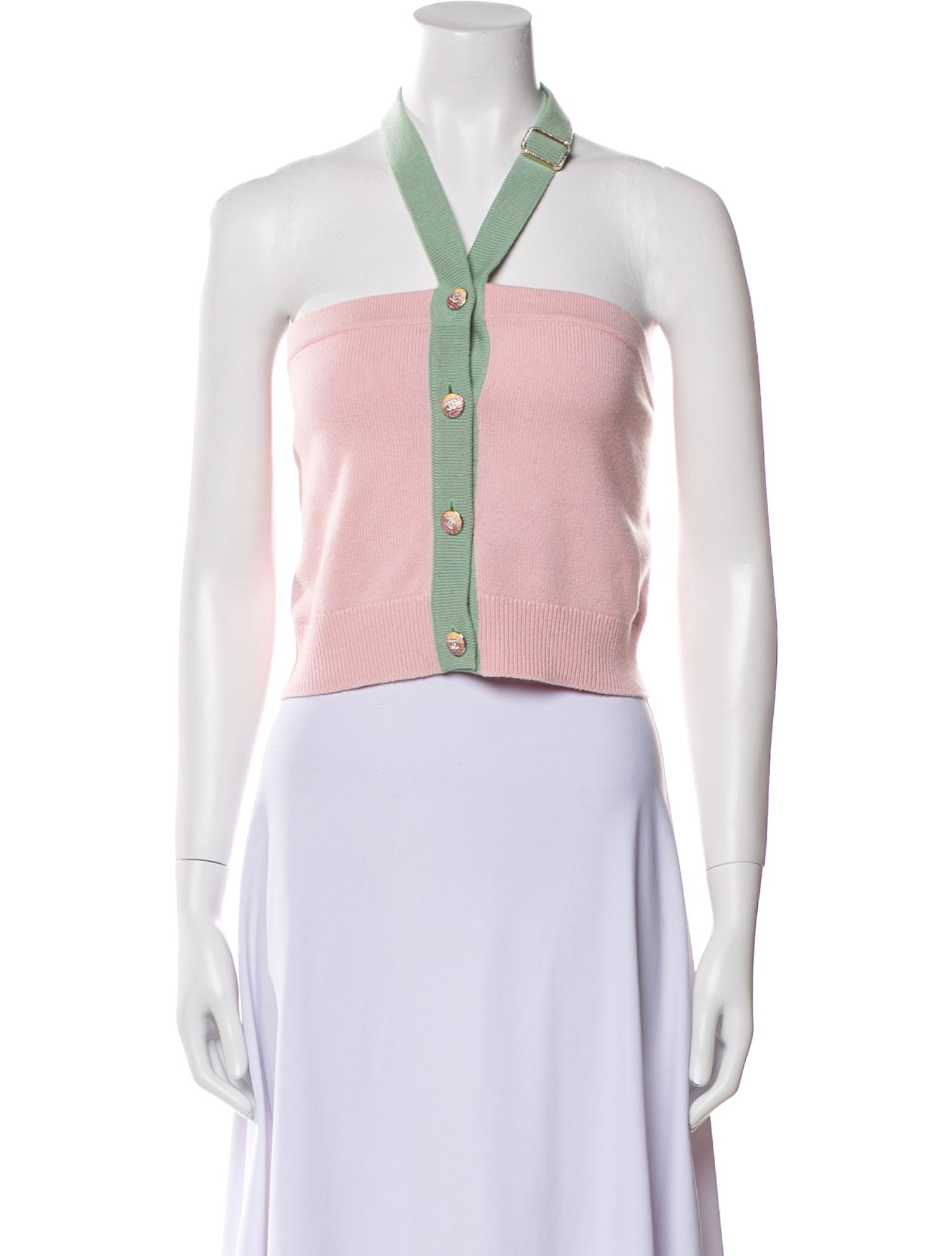 Chanel 2024 Cashmere Crop Top