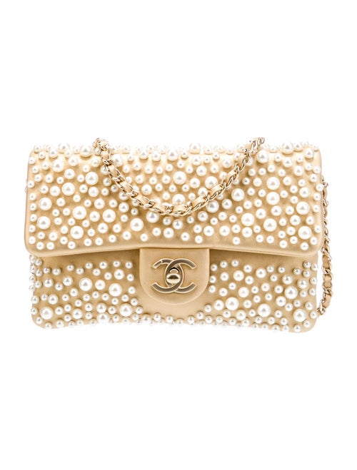 Chanel Pearly Flap Wallet On Chain