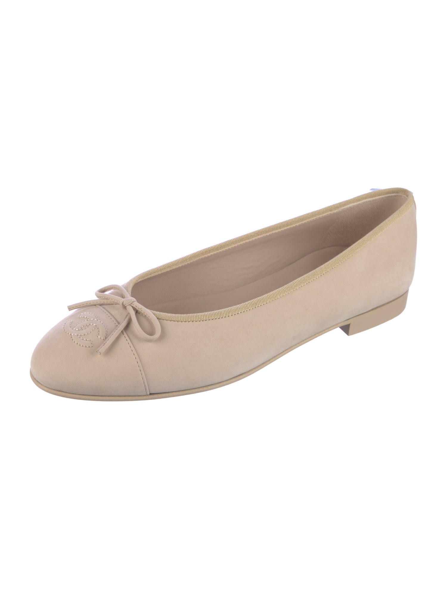 Chanel 2025 Cap Toe Ballet Flats