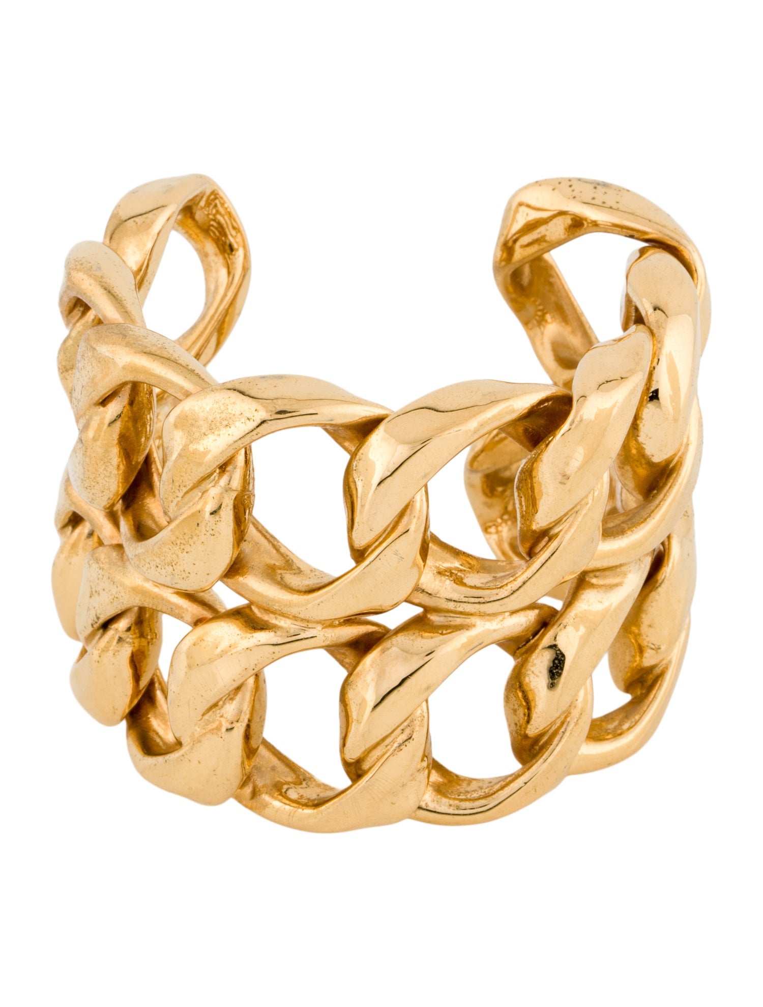 Chanel Vintage Curb Link Cuff