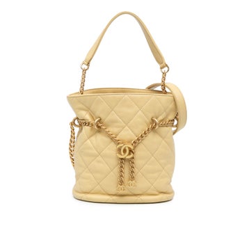 Chanel Interlocking CC Pending CC Bucket Bag Mini