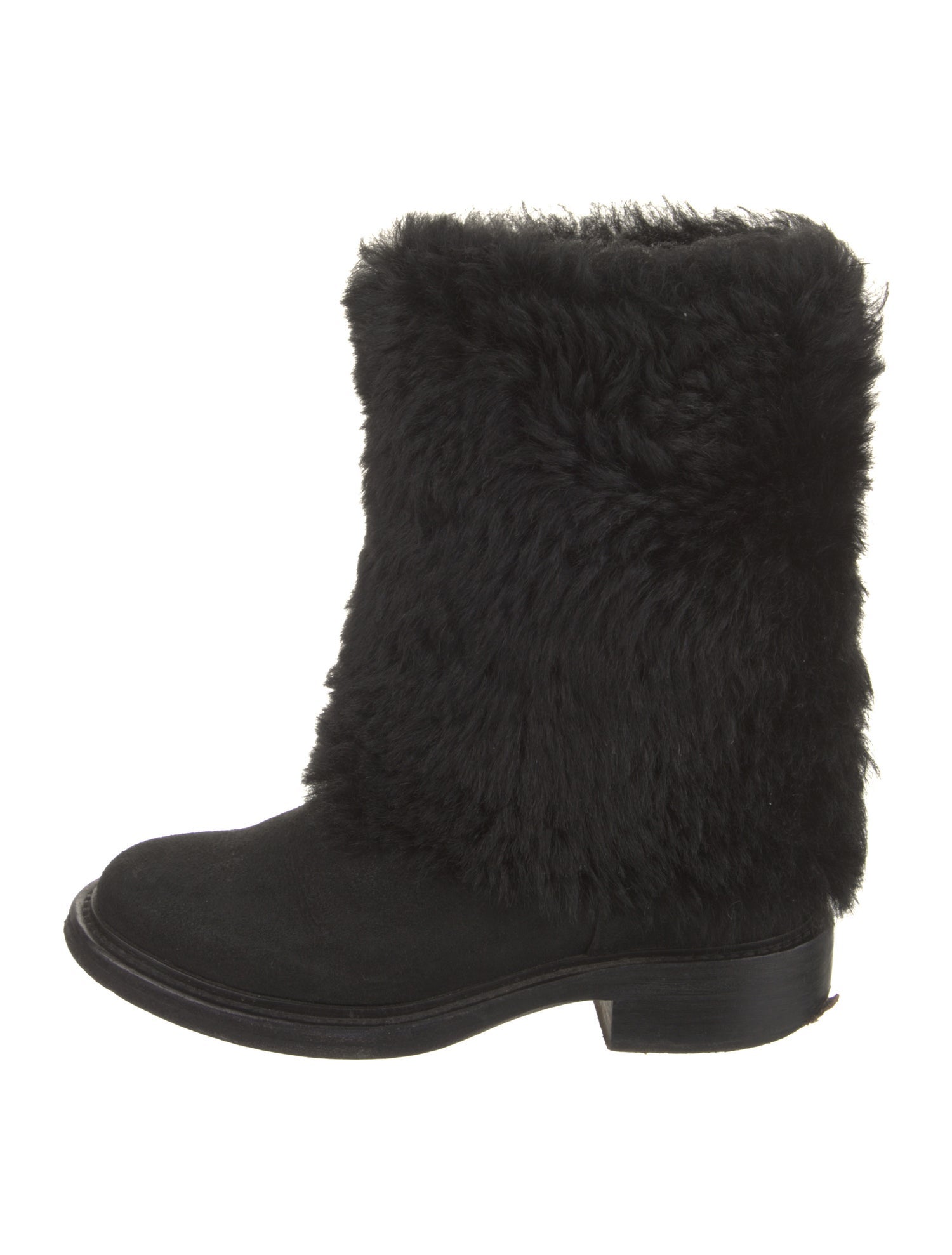 Chanel 2014 Interlocking CC Logo Boots