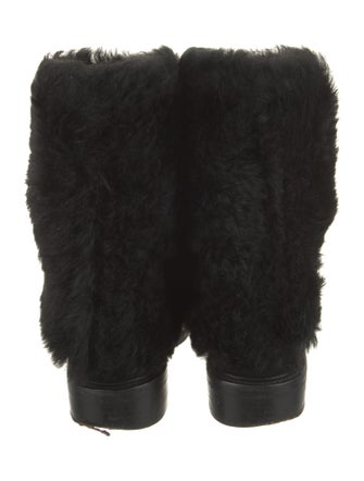 Chanel 2014 Interlocking CC Logo Boots