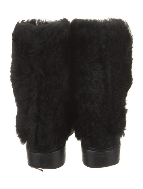 Chanel 2014 Interlocking CC Logo Boots