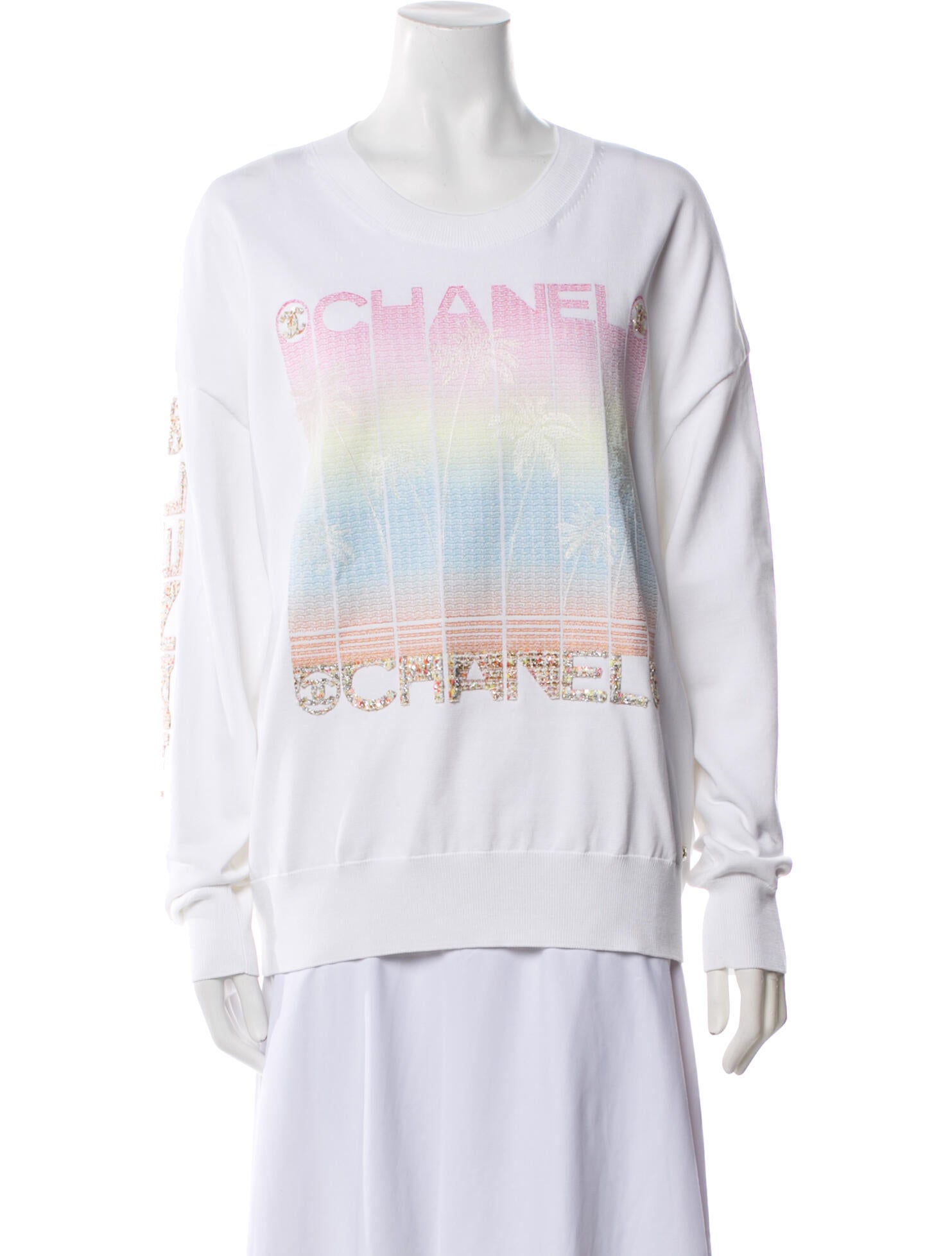 Chanel 2024 Graphic Print Sweatshirt w/ Tags