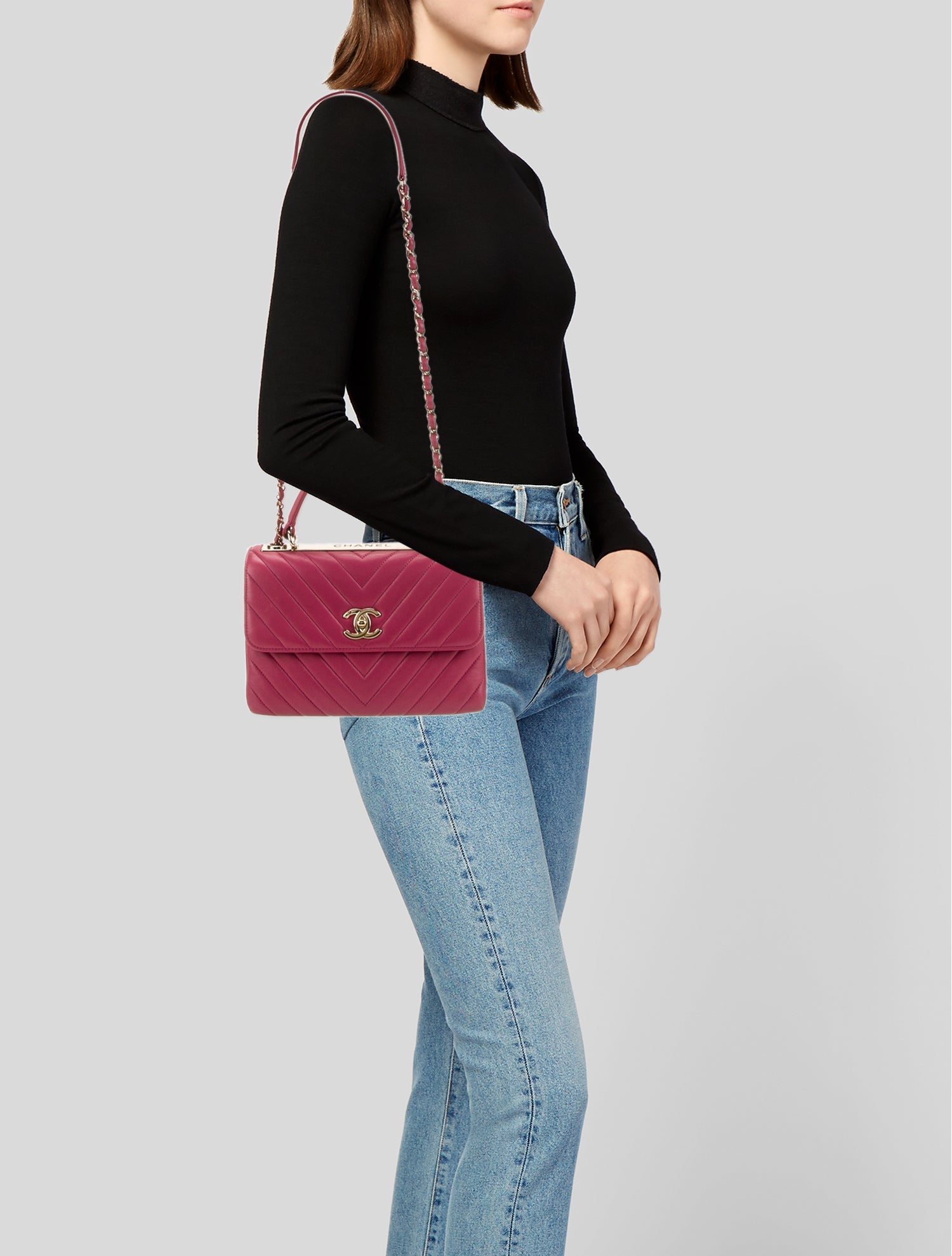 Chanel Small Chevron Trendy CC Flap Bag