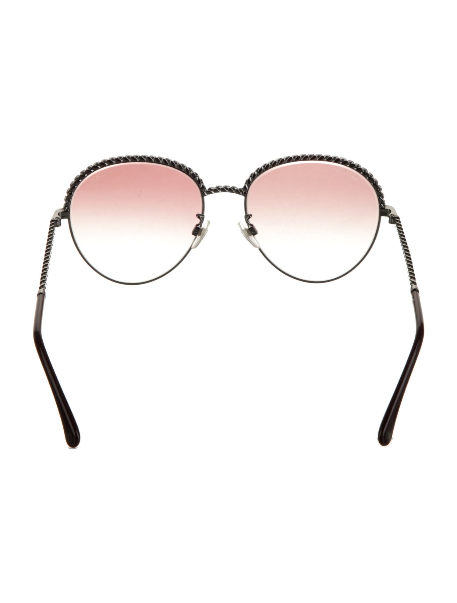 Chanel Interlocking CC Logo Round Sunglasses