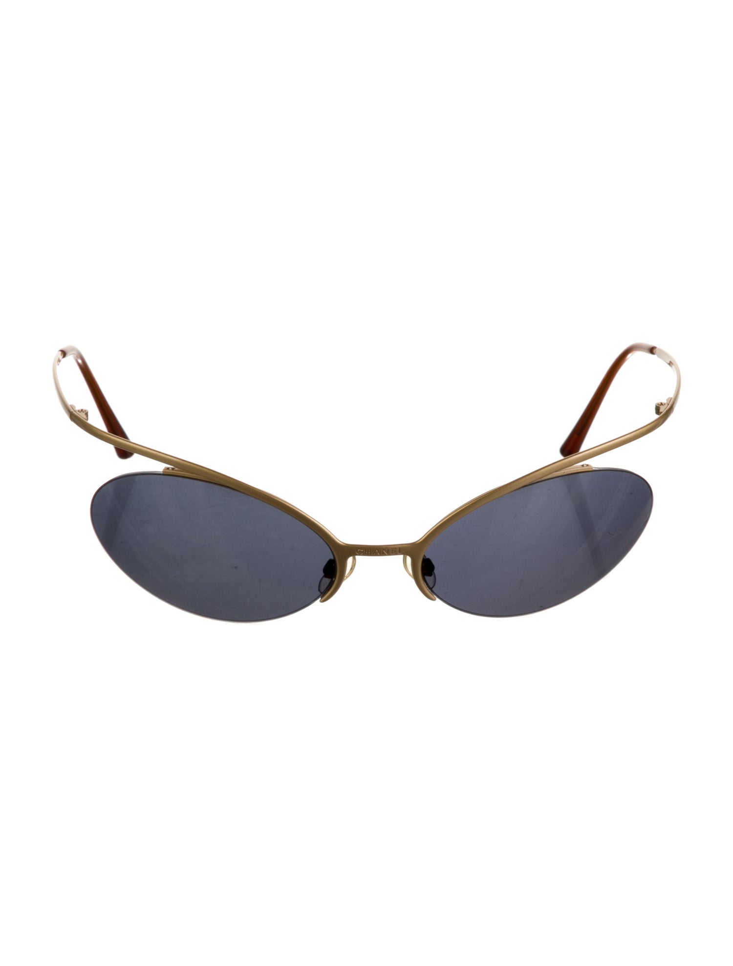 Chanel Interlocking CC Logo Cat-Eye Sunglasses