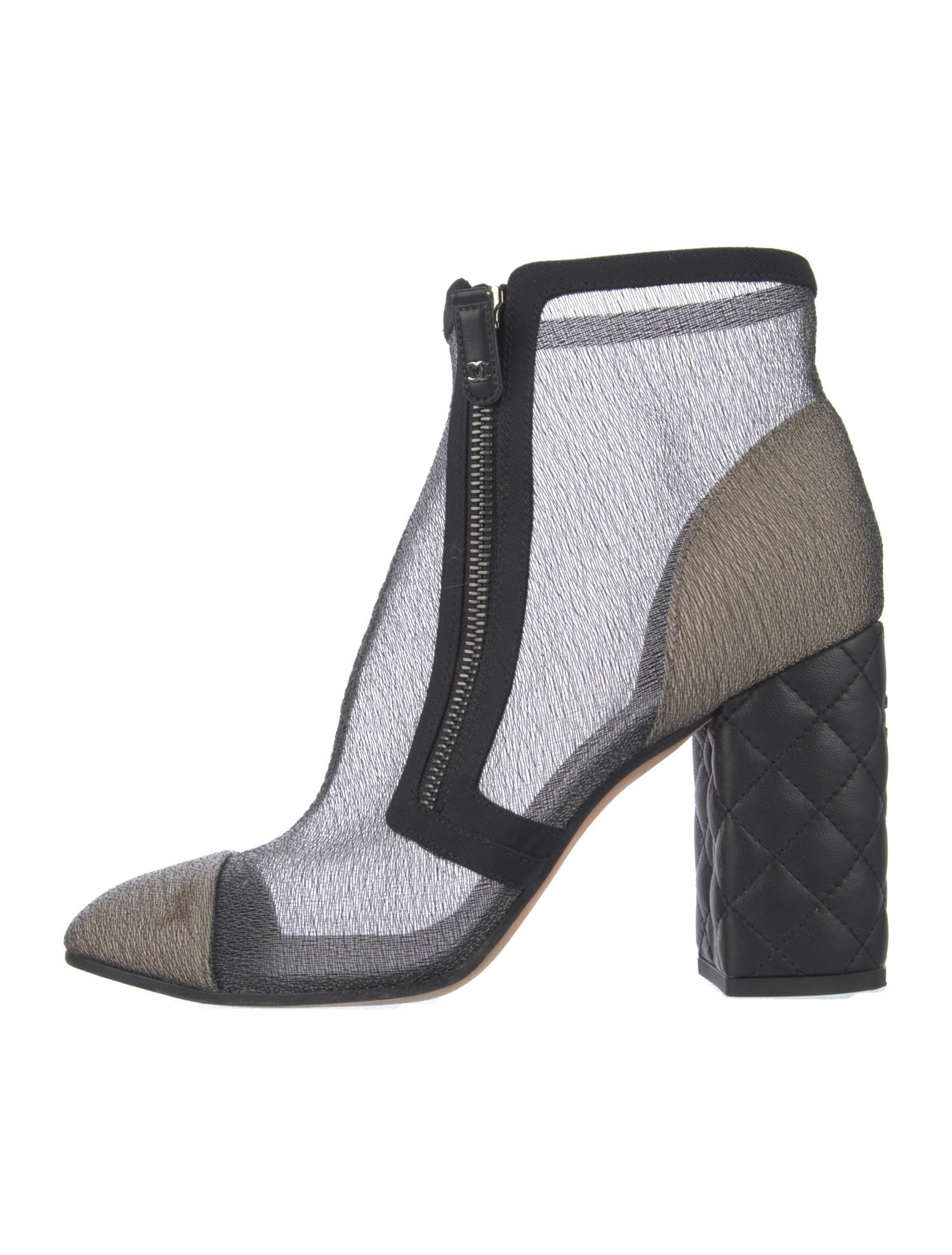 Chanel 2018 Interlocking CC Logo Boots