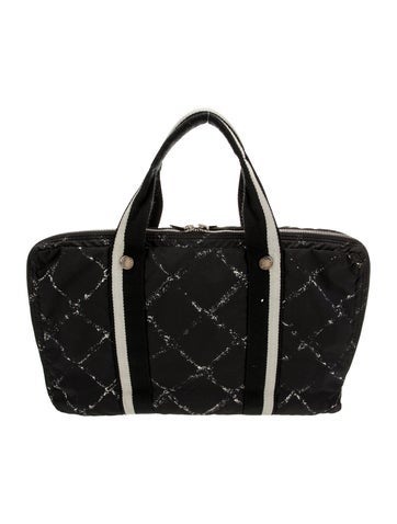 Chanel Handle Bags Travel Ligne Briefcase