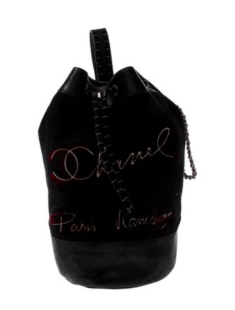 Chanel Paris-Hamburg Drawstring Backpack