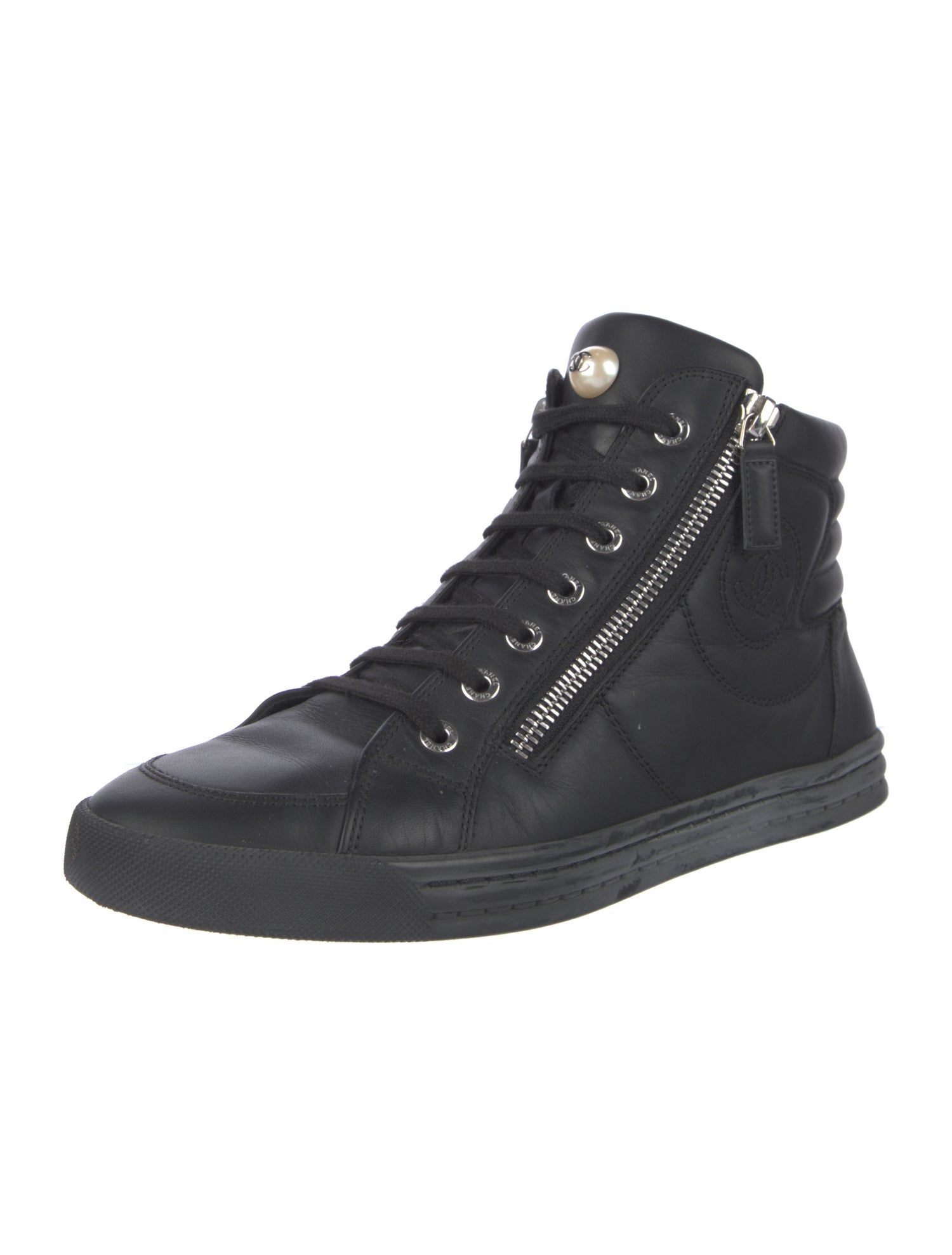 Chanel 2014 Interlocking CC Logo Sneakers