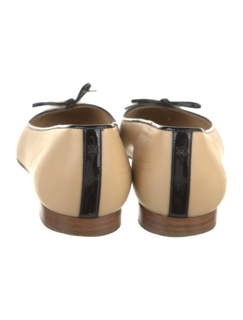 Chanel Interlocking CC Logo Lambskin Ballet Flats