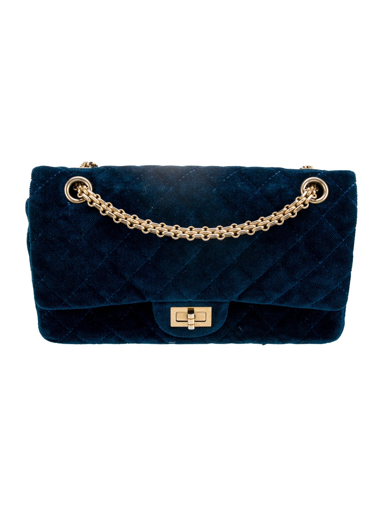 Chanel Velvet Reissue 225 Double Flap Bag