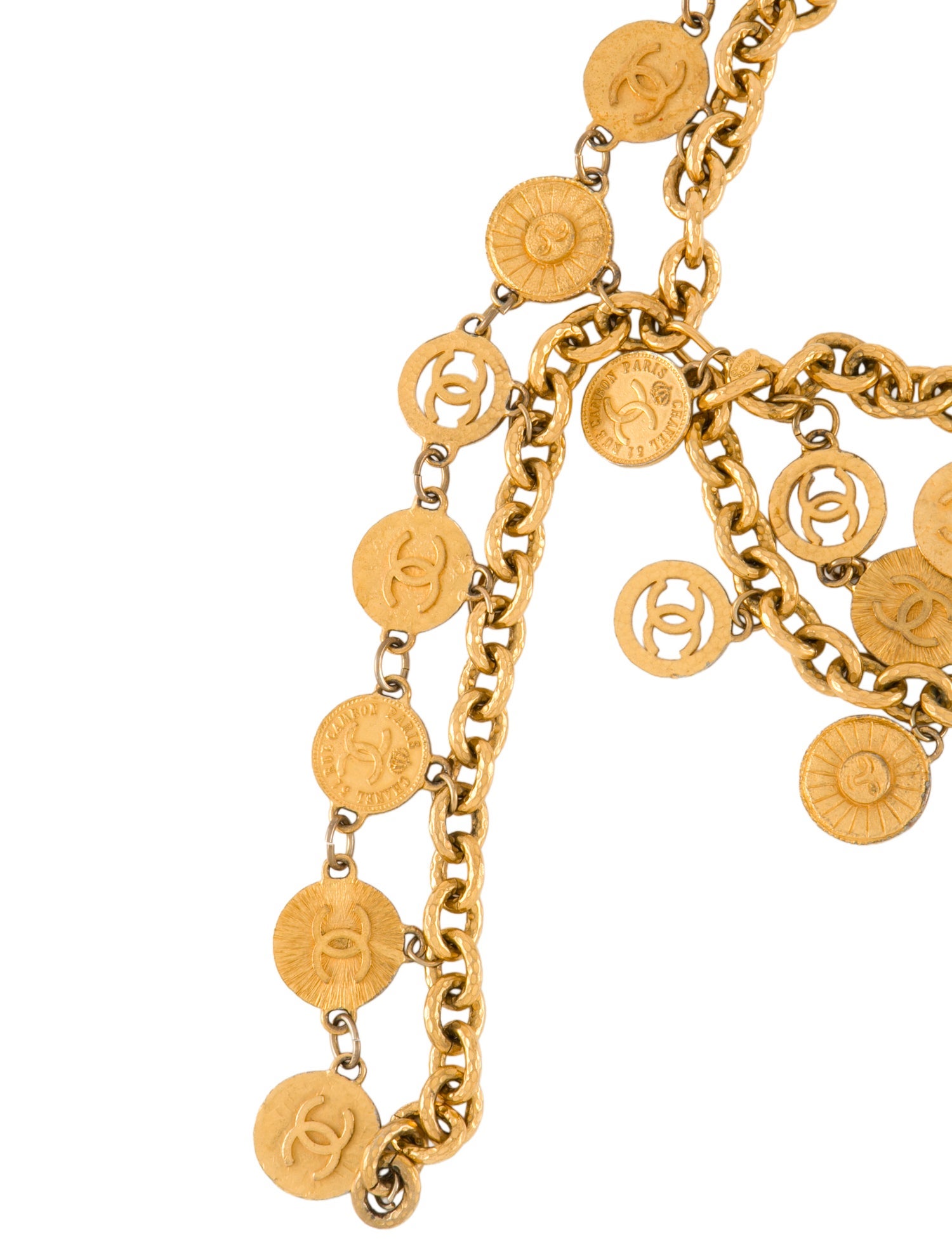 Chanel 1993 Interlocking CC Logo Chain-Link Belt