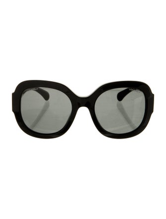 Chanel Interlocking CC Logo Oversize Sunglasses