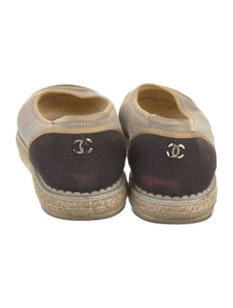 Chanel 2016 Interlocking CC Logo Espadrilles