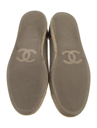 Chanel 2016 Interlocking CC Logo Espadrilles