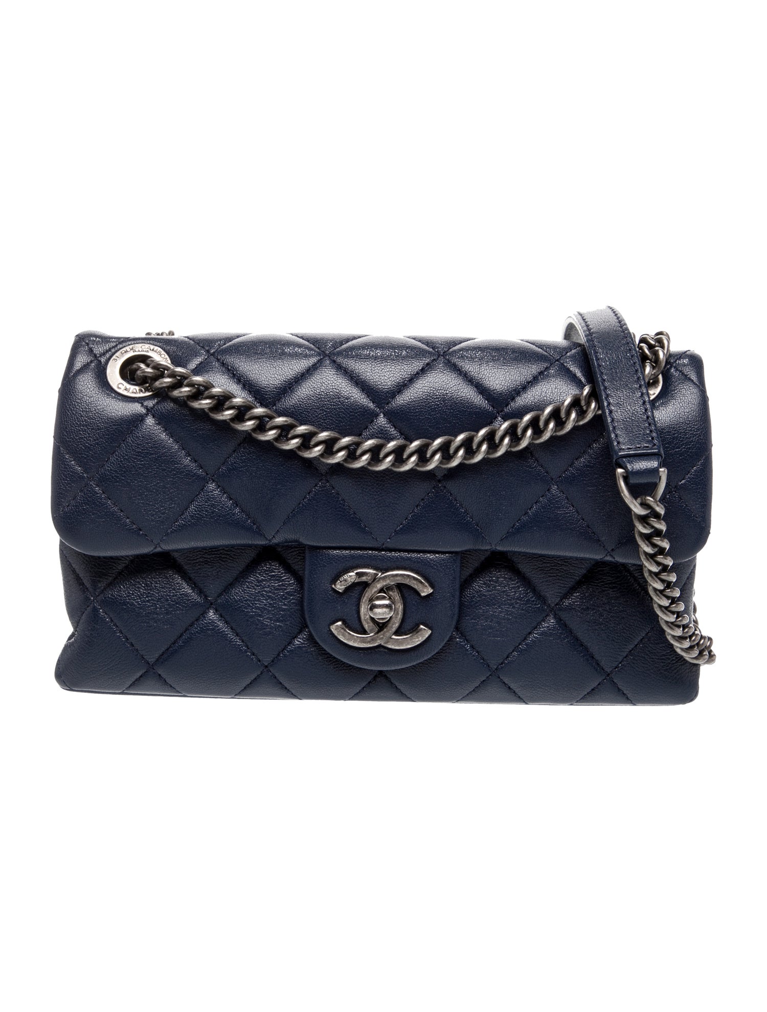 Chanel Small Burgundy Rocks Flap Bag