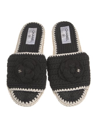 Chanel Interlocking CC Logo Espadrilles