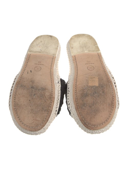 Chanel Interlocking CC Logo Espadrilles